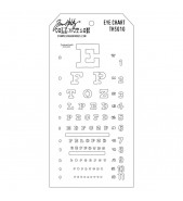 Tim Holtz Layered Stencil EYE CHART THS 010